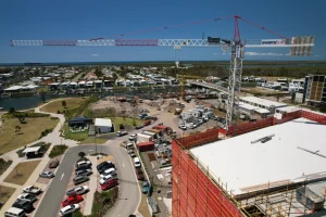 tower crane hire sunshine coast maroochydore sunshine plaza